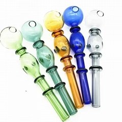 Glass pipes dab straw pyrex bubbler Oil Burner pipe tube for hookahs water bong