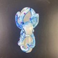 3D高硼硅玻璃烟斗 彩色章鱼烟斗 勺子烟斗