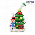 Christmas Theme,Glass Bong,Glass Hookah,Glass Pipe,Borosilicate Glass Water Pipe