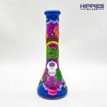 Glow In Dark,Borosilicate Glass Water Pipe,Glass Bongs,Glass Hookah