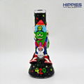 Glow In Dark,Borosilicate Glass Water Pipe,Glass Bongs,Glass Hookah