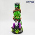 Glow In Dark,Borosilicate Glass Water Pipe,Glass Bongs,Glass Hookah