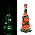 24cm borosilicate glass water pipe,Halloween Gift,glass bong