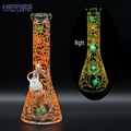 Glass Bong,glaw in dark,glass water pipe,borosilicate glass,Smoking accessories 