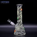 Glass Bong,glaw in dark,glass water pipe,borosilicate glass,Smoking accessories 