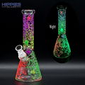 Glass Bong,glaw in dark,glass water pipe,borosilicate glass,Smoking accessories 