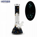 Borosilicate Glass Pipe,glass water pipe,glass bong,Glow in dark,Glass hookah 5