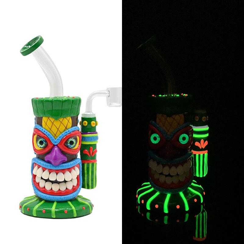 印第安系列玻璃水烟管 高硼硅玻璃水烟 玻璃水烟筒 吸烟配件 2