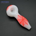 glass pipe,glow in dark,Handdrawn Scorpion Pipe