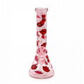 Borosilicate Pink Glass Water Pipe,Glass Bong,Glass Hookah,Smoking Accessaries