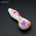 4 inch,White jade pipe,Glow in the dark,Cartoon Cherry/Cat Claw/Strawberry Pipe