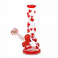 Borosilicate Pink Glass Water Pipe,Glass Bong,Glass Hookah 3