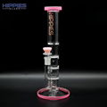 Glass Percolator Hookah,3 Layer Honeycomb Percs & 1 Turbine Perc Hookah, 1