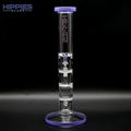 Glass Percolator Hookah,3 Layer Honeycomb Percs & 1 Turbine Perc Hookah 4