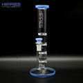 Glass Percolator Hookah,3 Layer Honeycomb Percs & 1 Turbine Perc Hookah