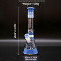 Glass Bong，Glass Water Pipe，borosilicate glass hookah 2