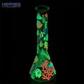 Glow In Dark,Borosilicate Glass Water Pipe,glass bong