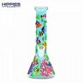 Glow In Dark,Borosilicate Glass Water Pipe,glass bong