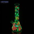 Glow In Dark,Borosilicate Glass Water Pipe,glass bong