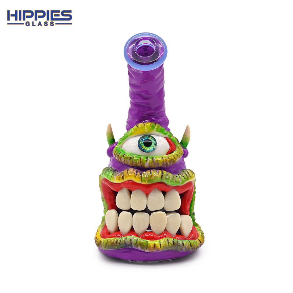 Glass Bong,Monster Smoking Set,Glass Hookah,Borosilicate Glass water pipe 4