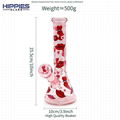 Borosilicate Pink Glass Water Pipe,Glass Bong,Glass Hookah,Smoking Accessaries 7