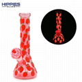 Strawberry With Glass Water Pipe,Glow In