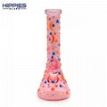 Starry Moon With Glass Water Pipe,Glow In Dark,Glass hookah,borosilicate glass 4