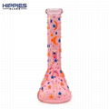 Starry Moon With Glass Water Pipe,Glow In Dark,Glass hookah,borosilicate glass 5