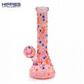 Starry Moon With Glass Water Pipe,Glow In Dark,Glass hookah,borosilicate glass 6