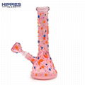 Starry Moon With Glass Water Pipe,Glow In Dark,Glass hookah,borosilicate glass