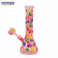 Cute Cat Claw With Glass Water Pipe,Glow In Dark,Glass hookah,borosilicate glass 8