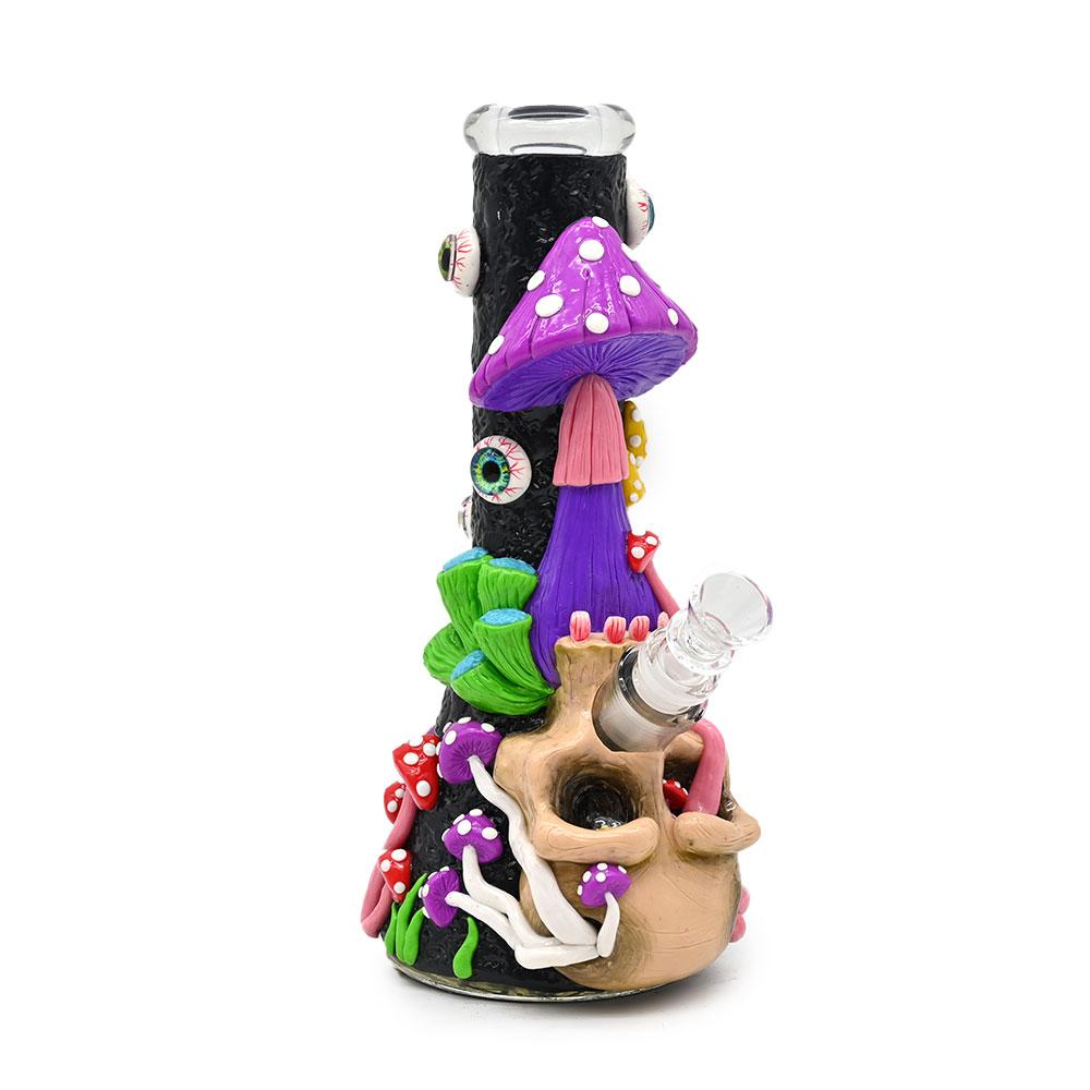 Glass Bongs With Cute Evil Eyes,Evil Eyes With Glow In Dark,Monster & Skull 3