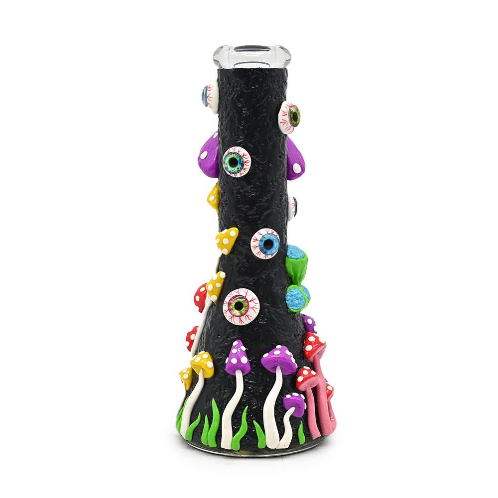 Glass Bongs With Cute Evil Eyes,Evil Eyes With Glow In Dark,Monster & Skull 4