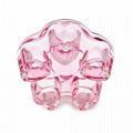 粉色/红色/透明简易玻璃茶炉，暖茶底座，创意简约透明玻璃茶炉 4