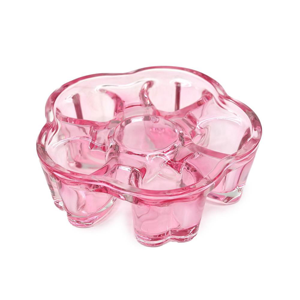 粉色/紅色/透明簡易玻璃茶爐，暖茶底座，創意簡約透明玻璃茶爐 5