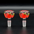 Borosilicate Glass Pipe Accessories,Luminous Hand Drawn strawberry