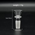 14mm Male Glass Bowl,Smoking Accessories,Transparent Glass Accessories
