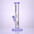 Glass Beaker Bong With HippiesGlass