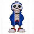 Polymer Clay Glass Pipe,3D Cute Skeleton