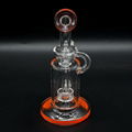 Glass Percolator Bong,Recycler glass Dab Rigs With Quartz banger,Glass pipes