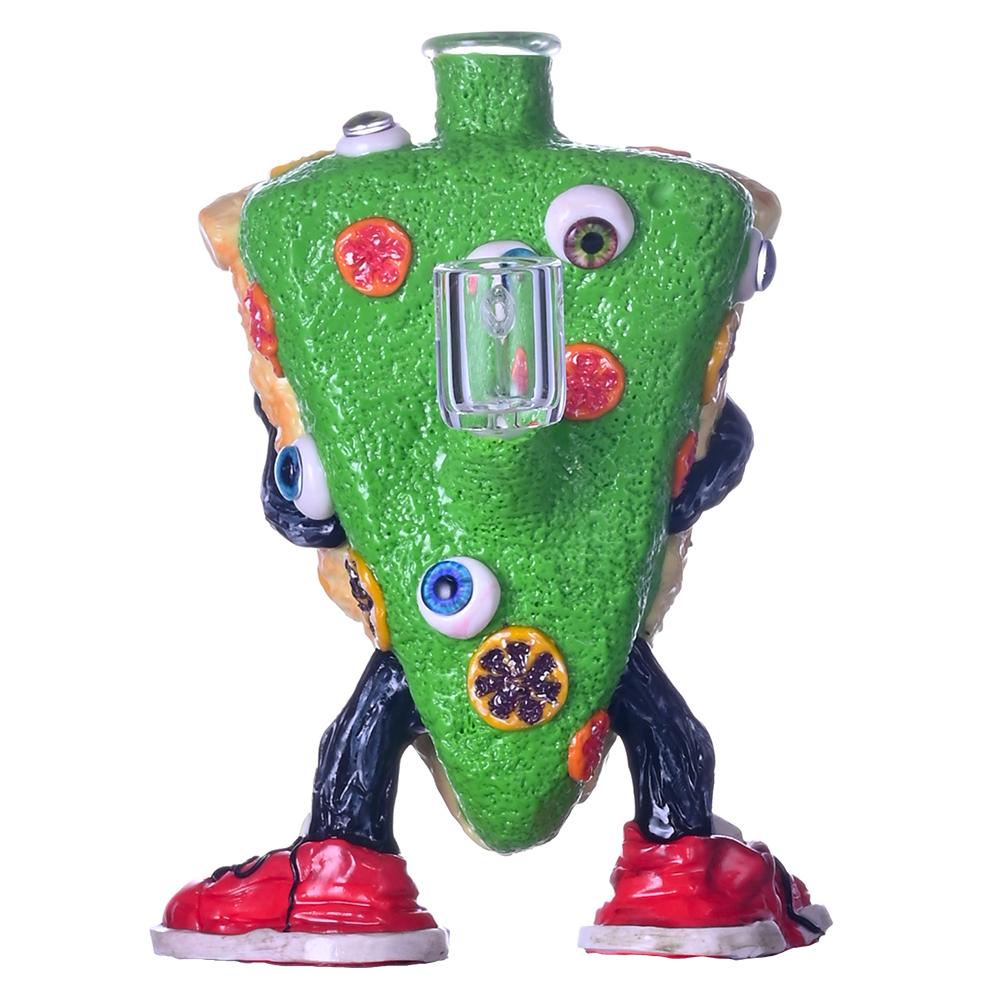 手工捏制彩色软陶泥水烟用品，卡通披萨水烟管 3