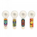 Borosilicate Glass Pipe With Cartoon Monster Stickers,Glass Pipe 8