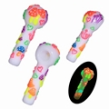 Colorful Hand Drawn Glass Pipe,Cute Cartoon Mushroom Pattern With Glow In Dark