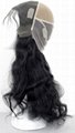 Human hair Full lace wig