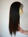 human hair silk top wig