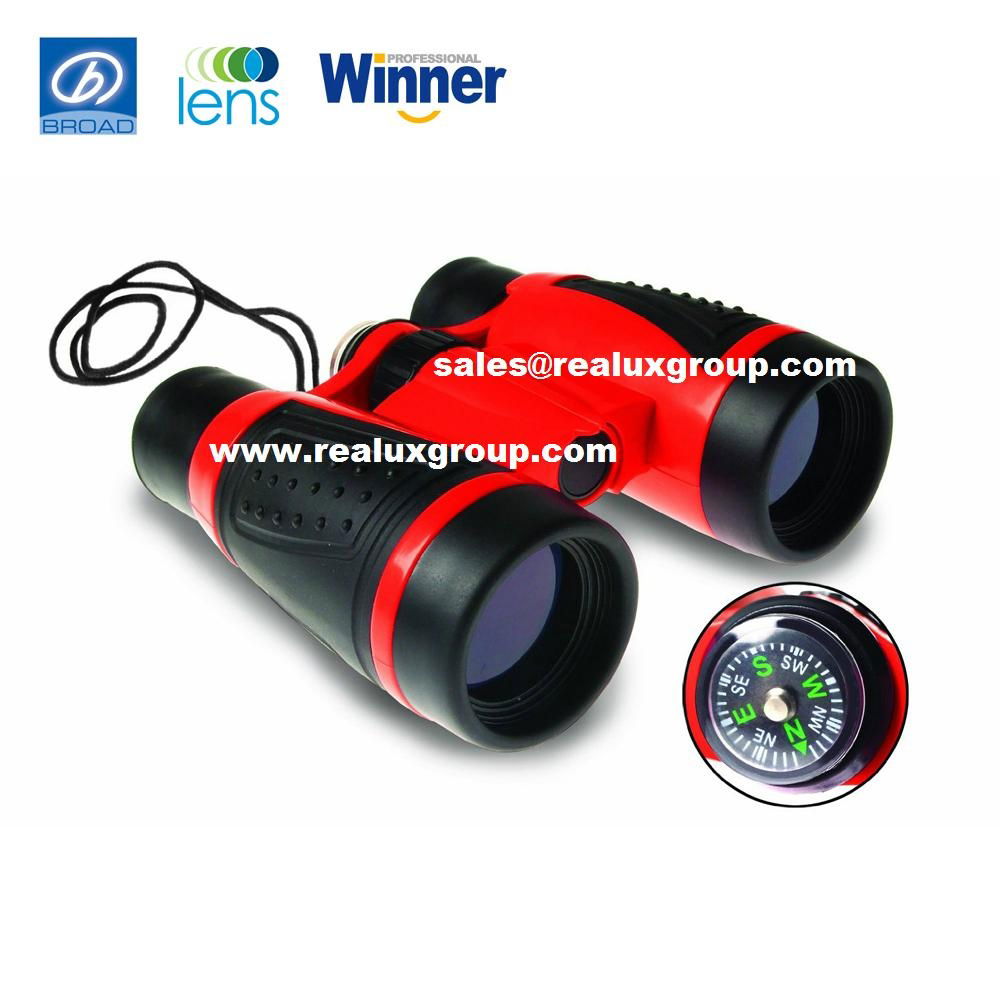 Mini Toy Binoculars with Compass