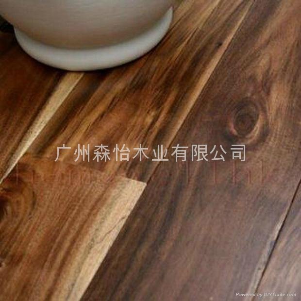 Supply Acacia solid wood flooring 3