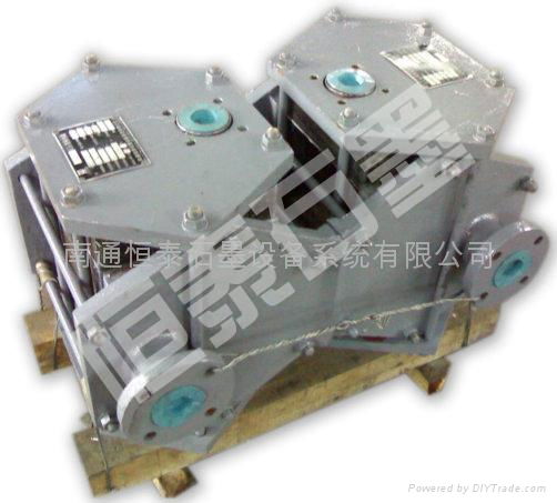 Two-way corrosion graphite heat exchanger  3