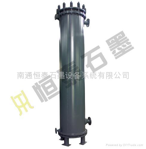 YKD block-type round hole type graphite heat exchanger  4