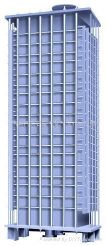 KS- type rectangle square hole type graphite heat exchanger 4